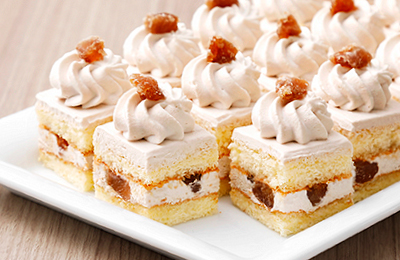 イタリアマロンのショートケーキ