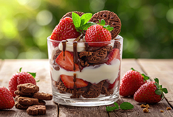 ストロベリーチョコパフェ